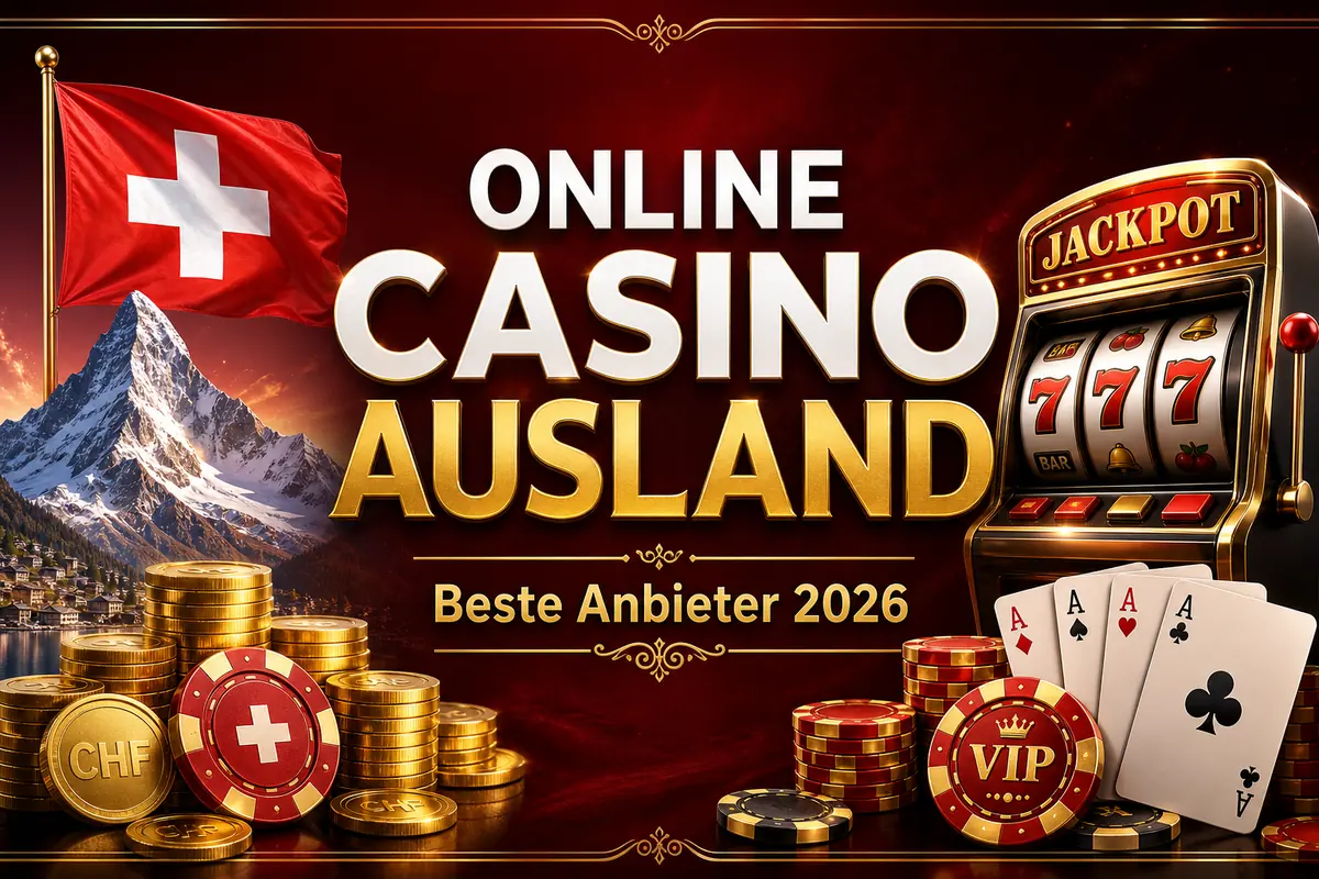 Online Casino Ausland – beste ausländische Online Casinos für Schweizer Spieler 2026